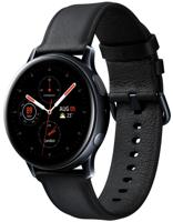 Samsung Galaxy Watch Active2, Fitnesstracker van roestvrij staal, groot display, duurzame batterij, waterdicht, 40 mm, Bluetooth, zwart - thumbnail