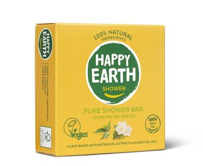 Happy Earth Pure Shower Bar Jasmine Ho Wood