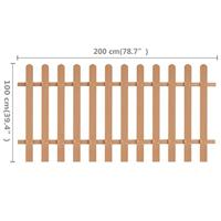 Hek van hout-kunststof-composiet 200x100 cm HKC - thumbnail