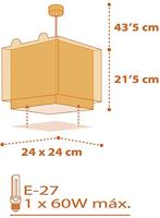 Dalber Kinderkamer hanglampLittle Tiger geel - 64562 - thumbnail