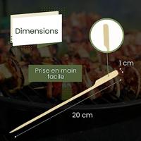 Satestokjes bamboe 50-delig 20cm - thumbnail