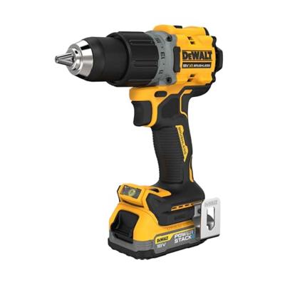 DeWalt DCD800E2T-QW Accu Boormachine | 18V XR | 2 x 18V Powerstack accu + Oplader | In Tstak - DCD800E2T-QW - thumbnail