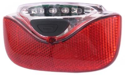 Gazelle innergy achterlicht - rood, transparant, led, 115x65mm, fietsaccu, geschikt voor innergy e-bikes
