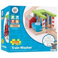 Bigjigs houten rails - wasstraat voor treinen - thumbnail