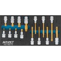 HAZET Dopsleutelbitset - XZN 163-482/15 - 1/2 inch (12,5 mm) vierkant hol - Binnenveeltandprofiel XZN - 15-delig - M5 - M12 - thumbnail