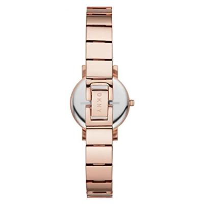 DKNY NY2884 Horloge Soho Bangle staal rosekleurig 24 mm