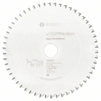 Bosch Accessoires Cirkelzaagblad Top Precision Best for Multi Material 210 x 30 x 2,3 mm, 54 1st - 2608642096