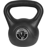 Kettlebell 8 kg zwart kunststof - thumbnail
