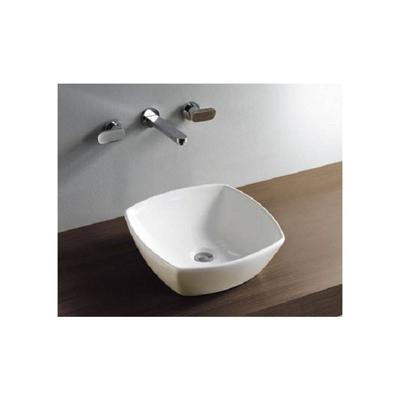 Keramische Hesus Opzetwastafel 42X42X13,5 cm Aqua Splash Keramische Hesus Opzetwastafel 42X42X13,5 cm Aqua Splash