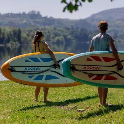 Opblaasbaar SUP-board met Accessoires Kohala Arrow 1 Geel (310 x 81 x 15 cm)