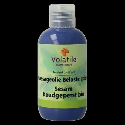 Volatile Massageolie sesam belaste spieren 100 Milliliter Volatile Massageolie sesam belaste spieren 100 Milliliter