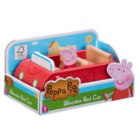 Peppa Pig Houten Auto + Peppa Pig Figuur - thumbnail