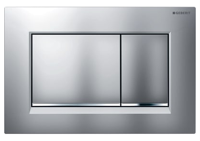 Geberit Bedieningsplaat Sigma 20 Square DF Mat Chroom - thumbnail