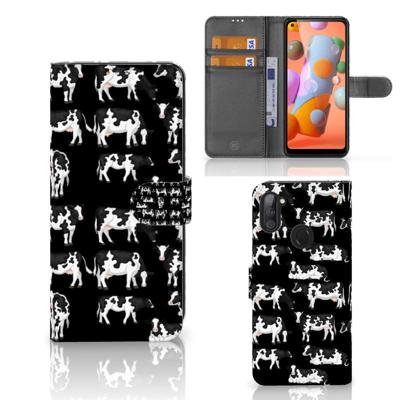 Samsung Galaxy M11 | A11 | Telefoonhoesje | Met pasjeshouder | Koetjes