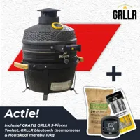 GRLLR Ember Classic 16 Charocal Black Kamado BBQ Mat Zwart - thumbnail