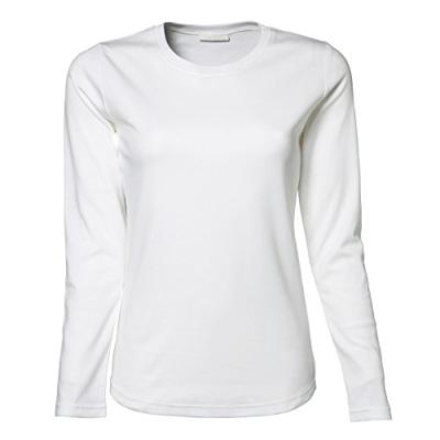 Tee Jays TJ590 Women´s Long Sleeve Interlock Tee - White - M