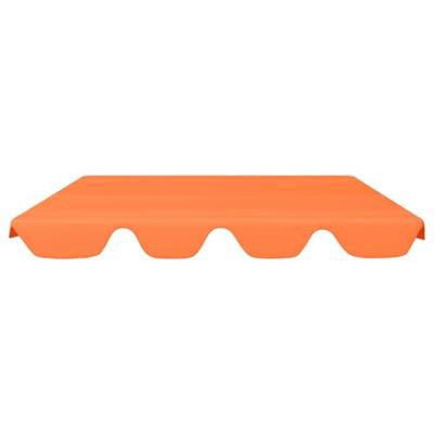 VidaXL Vervangingsluifel voor schommelbank 188/168x145/110 cm oranje