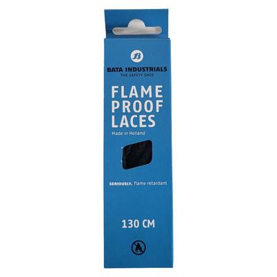 Bata Flame Proof Laces | Zwart | Maat 130cm - 8712843710573