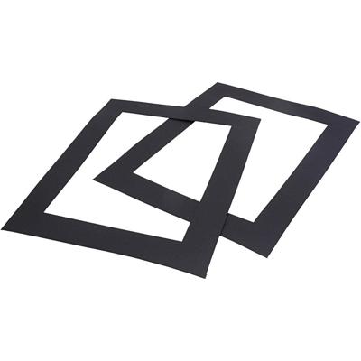 Creativ Company Passepartouts, a4, afm 28,5x37 cm, 500 gr, zwart, 100 stuk/ 1 doos