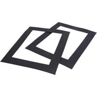 Creativ Company Passepartouts, a4, afm 28,5x37 cm, 500 gr, zwart, 100 stuk/ 1 doos - thumbnail