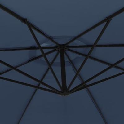 VidaXL Zweefparasol 3,5 m blauw