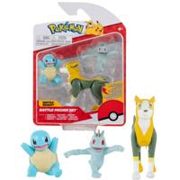 Pokemon Battle Figure Pack - Boltund, Squirtle & Machop - thumbnail
