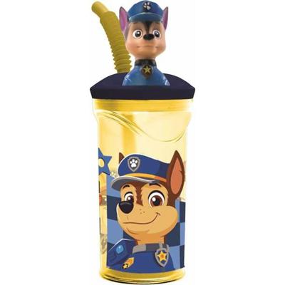 Beker met Rietje The Paw Patrol Boy Rescue Pups 360 ml