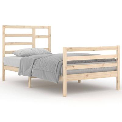 Bedframe massief hout 100x200 cm Bedframe massief hout 100x200 cm