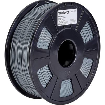 Renkforce RF-4511192 Filament PLA kunststof 1.75 mm 1000 g Grijs 1 stuk(s) Renkforce RF-4511192 Filament PLA kunststof 1.75 mm 1000 g Grijs 1 stuk(s)