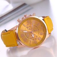 Vrouwen en mannen mode Quartz horloges lederen sport Casual horloge - thumbnail