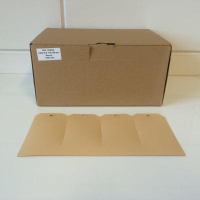 Manilla labels 70x140 mm nr. 8 1000 stuk Manilla labels 70x140 mm nr. 8 1000 stuk