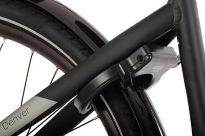 Rucanor Denver 28 Inch 48 cm Dames Hydraulische schijfrem Matzwart