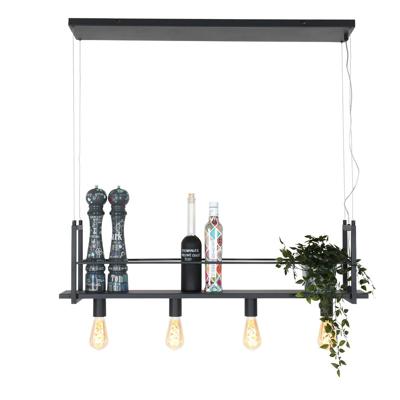 Mexlite Hanglamp buckley Rek 2983 zwart