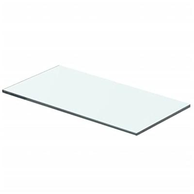 Wandschap transparant 40x15 cm glas