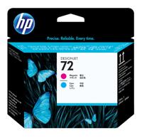 HP Printkop 72 Origineel Cyaan, Magenta C9383A - thumbnail