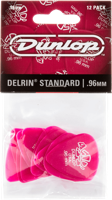Dunlop Delrin 500 0.96mm 12-pack plectrumset donker roze - thumbnail