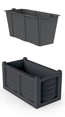 Bama Kit Arredo Plantenbak 80x42.5x42 cm Antraciet - thumbnail
