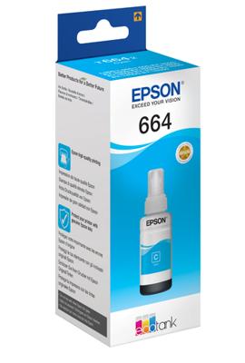 Epson 664 Navulinkt Cyaan, cyaan - thumbnail