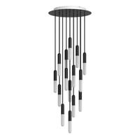 Hanglamp met 15 pendels en lichtbronnen zwart met lamp - Made in Italy | Creative-Cables | Lamp kopen | Creative-Cables | Lamp kopen | Creative-Cables - thumbnail