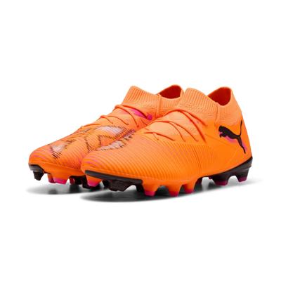 PUMA Future 8 Match Gras / Kunstgras Voetbalschoenen (MG) Oranje Roze Zwart