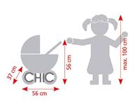 Kleine Poppenwagen Smarty - Grey Jeans - thumbnail