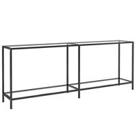 Wandtafel 200x35x75,5 cm gehard glas transparant - thumbnail