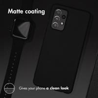 Accezz Color Backcover voor Samsung Galaxy A16 5G Telefoonhoesje Zwart - thumbnail