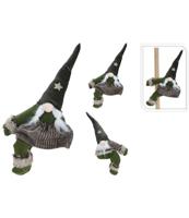 Gnome kabouter Curtain Holder 2Ass Gree Kerst Nampook - Nampook - thumbnail
