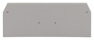 WAGO 279-308 Afsluit- en scheidingsplaat Grijs 100 stuk(s)