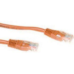ACT Bruine 1 meter U/UTP CAT5E patchkabel met RJ45 connectoren