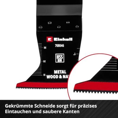 Einhell 708046 Tauchsägeblatt BIM Met, 65mm Bimetaal Multitool toebehorenset 65 mm 1 stuk(s)