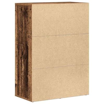 Dressoir met lade Oudhout 60 x 31 x 84 cm Bewerkt hout