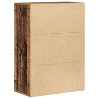 Dressoir met lade Oudhout 60 x 31 x 84 cm Bewerkt hout - thumbnail