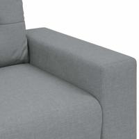 Fauteuil 60 cm stof lichtgrijs - thumbnail